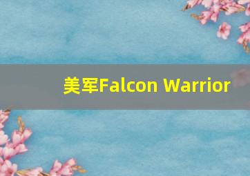 美军Falcon Warrior